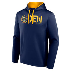 Denver Nuggets Logo Athletic Head Start Pullover Hoodie sale On Sale