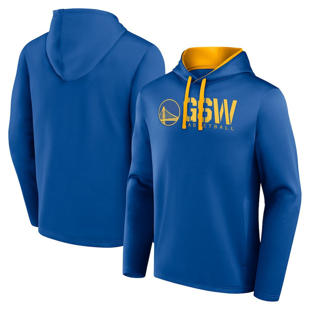 Golden State Warriors Logo Athletic Head Start Pullover Hoodie sale Online