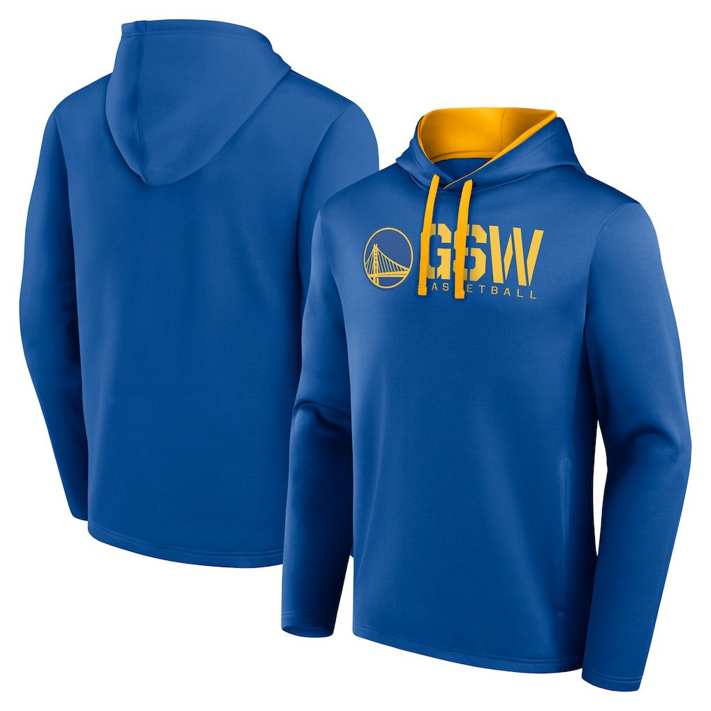 Golden State Warriors Logo Athletic Head Start Pullover Hoodie sale Online