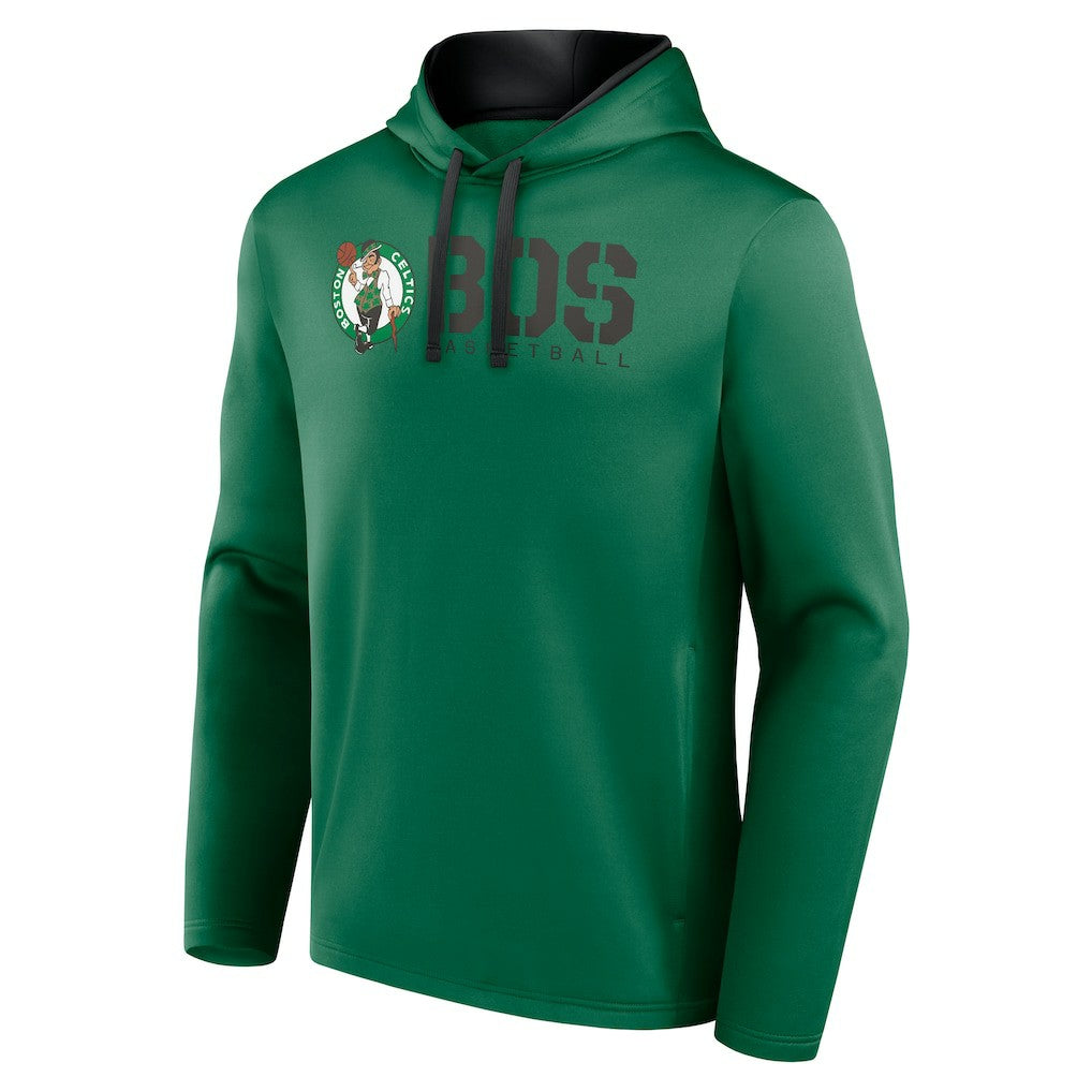 Boston Celtics Logo Athletic Head Start Pullover Hoodie On Sale