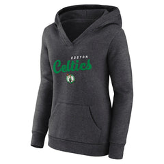 Boston Celtics Logo Athletic Women's Triumphant V-Neck Pullover Hoodie Outlet
