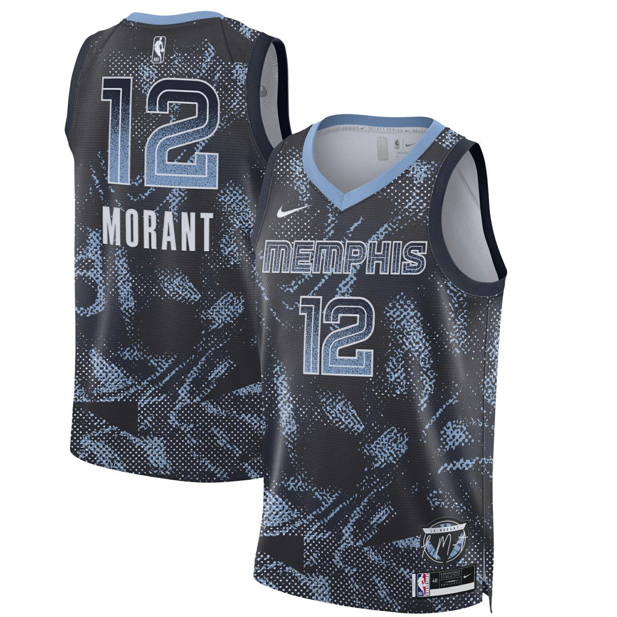 Ja Morant Memphis Grizzlies Unisex 2025 Select Series Swingman Player Jersey Online