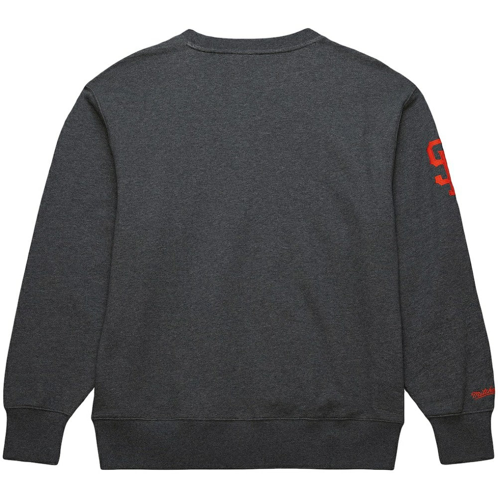Willie Mays San Francisco Giants Mitchell & Ness Legends Collection Vintage Logo Name & Number Fleece Pullover Sweatshirt | MLB Sale