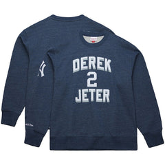 Derek Jeter New York Yankees Mitchell & Ness Legends Collection Vintage Logo Fleece Name & Number Pullover Sweatshirt | MLB Near me