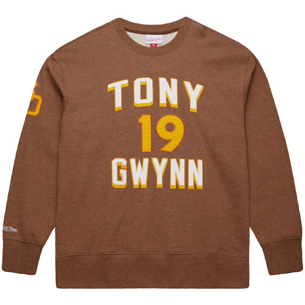 Tony Gwynn San Diego Padres Mitchell & Ness Legends Collection Vintage Logo Name & Number Fleece Pullover Sweatshirt | MLB Near me