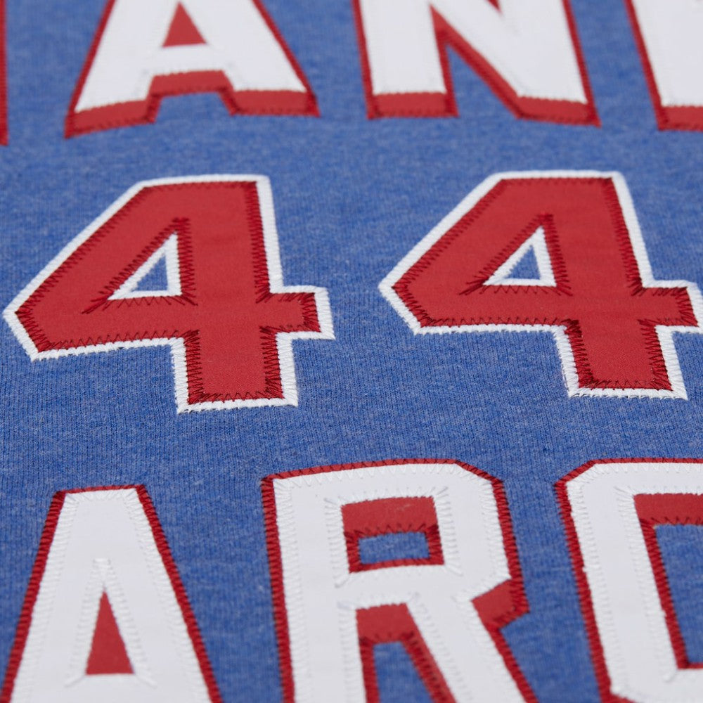 Hank Aaron Atlanta Braves Mitchell & Ness Legends Collection Vintage Logo Fleece Name & Number Pullover Sweatshirt | MLB On Sale