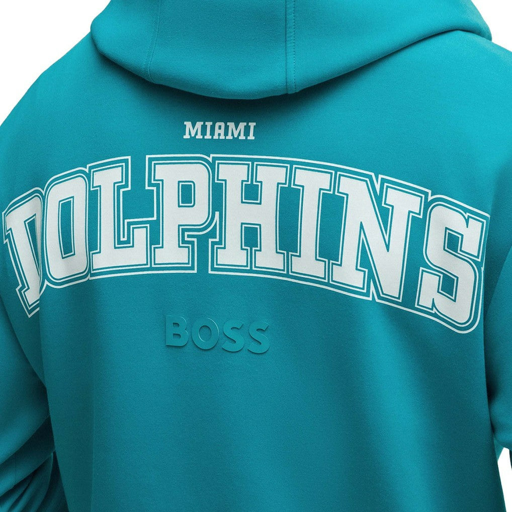 Miami Dolphins  Hugo Boss Unisex Woodson Tri-Blend Hoodie