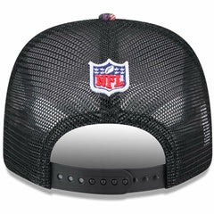 Cleveland Browns New Era 2024 NFL Crucial Catch Plaid 9SEVENTY Trucker Snapback Hat