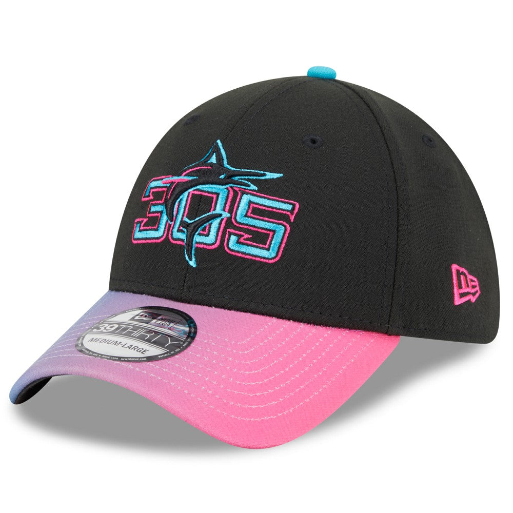 Miami Marlins New Era 2025 City Connect 39THIRTY Flex Hat | MLB On Sale