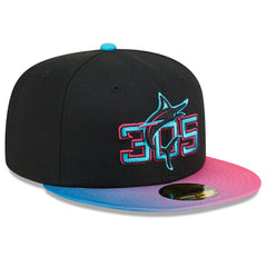 Miami Marlins New Era 2025 City Connect 59FIFTY Fitted Hat | MLB For sale