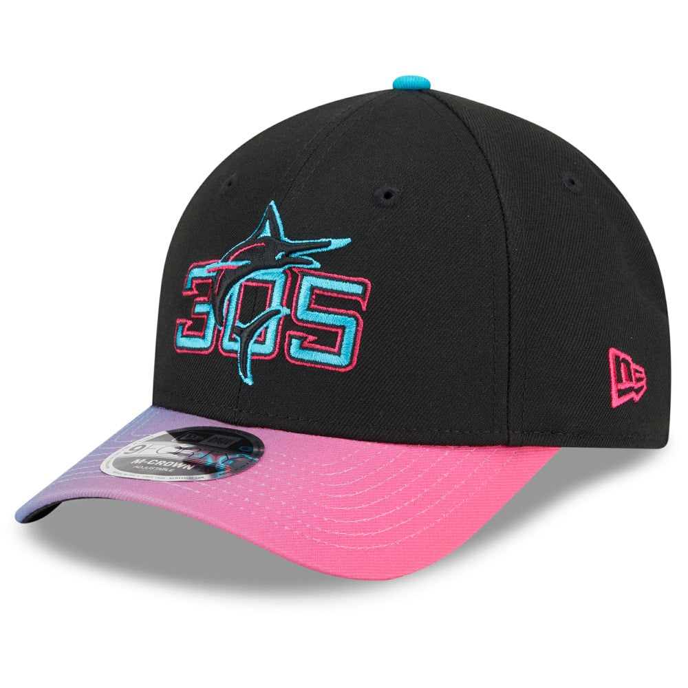 Miami Marlins New Era 2025 City Connect 9FORTY M-Crown Adjustable Hat | MLB For sale