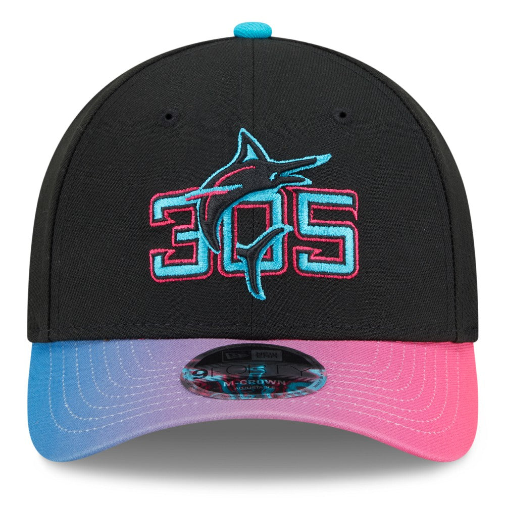 Miami Marlins New Era 2025 City Connect 9FORTY M-Crown Adjustable Hat | MLB For sale