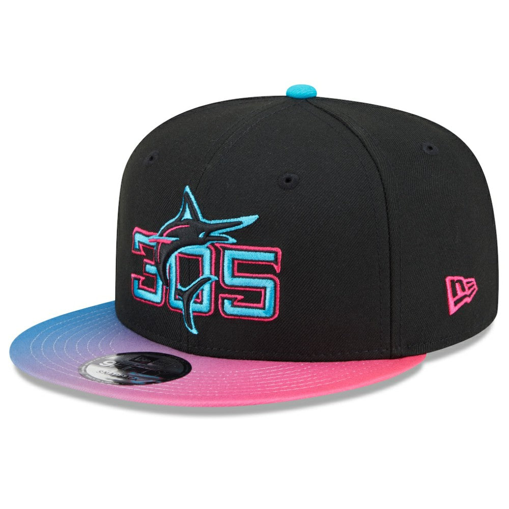 Miami Marlins New Era 2025 City Connect 9FIFTY Snapback Hat | MLB Discount