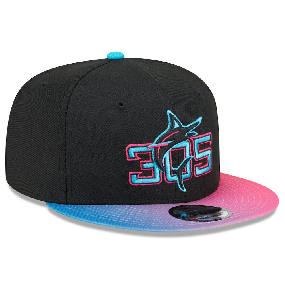 Miami Marlins New Era 2025 City Connect 9FIFTY Snapback Hat | MLB Discount