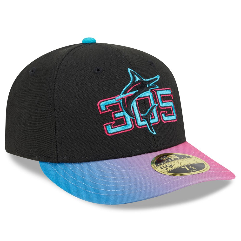 Miami Marlins New Era 2025 City Connect Low Profile 59FIFTY Fitted Hat | MLB New