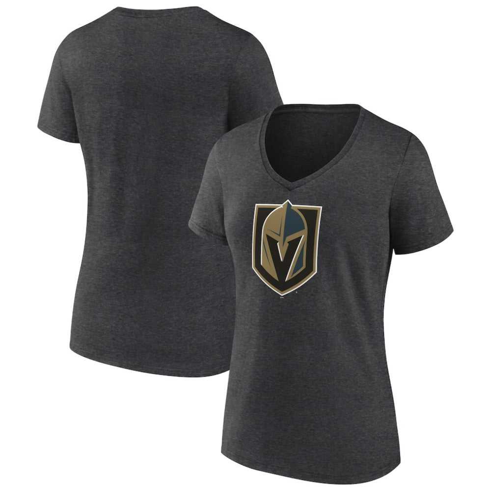 Vegas Golden Knights Women's Primary Logo V-Neck T-Shirt Discount