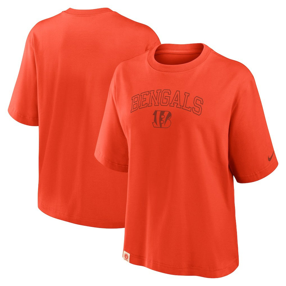 Cincinnati Bengals Nike Women's Glory Arch Boxy T-Shirt