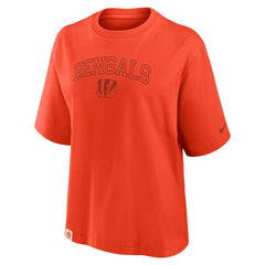 Cincinnati Bengals Nike Women's Glory Arch Boxy T-Shirt