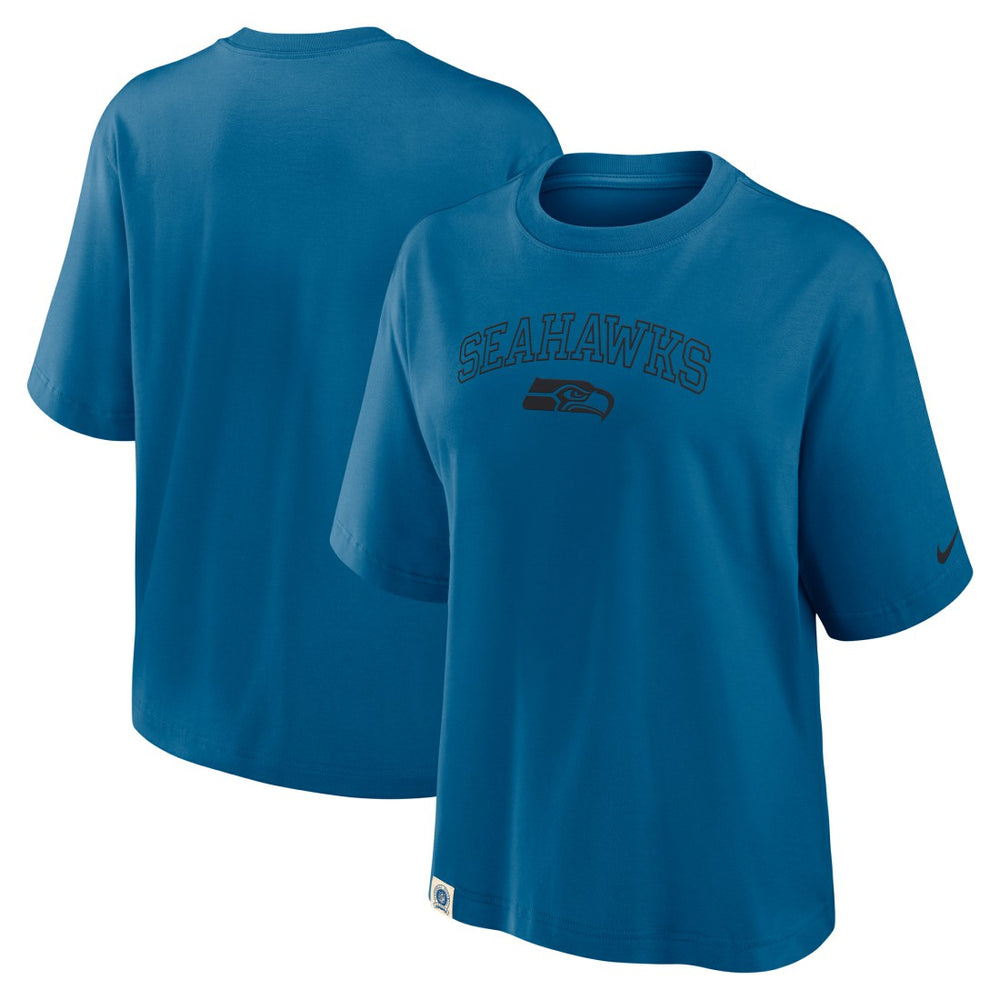 Seattle Seahawks Nike Women's Glory Arch Boxy T-Shirt