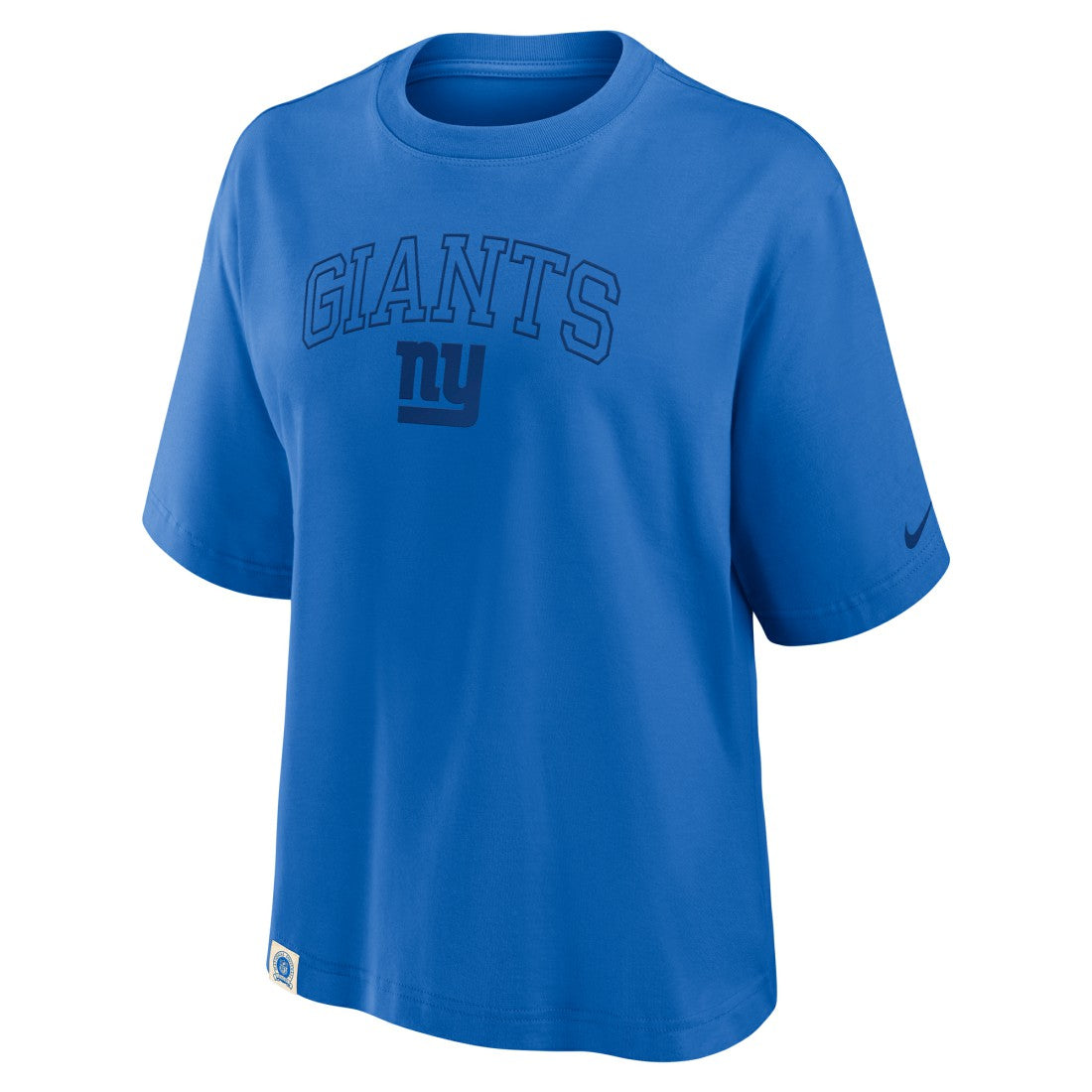 New York Giants Nike Women's Glory Arch Boxy T-Shirt