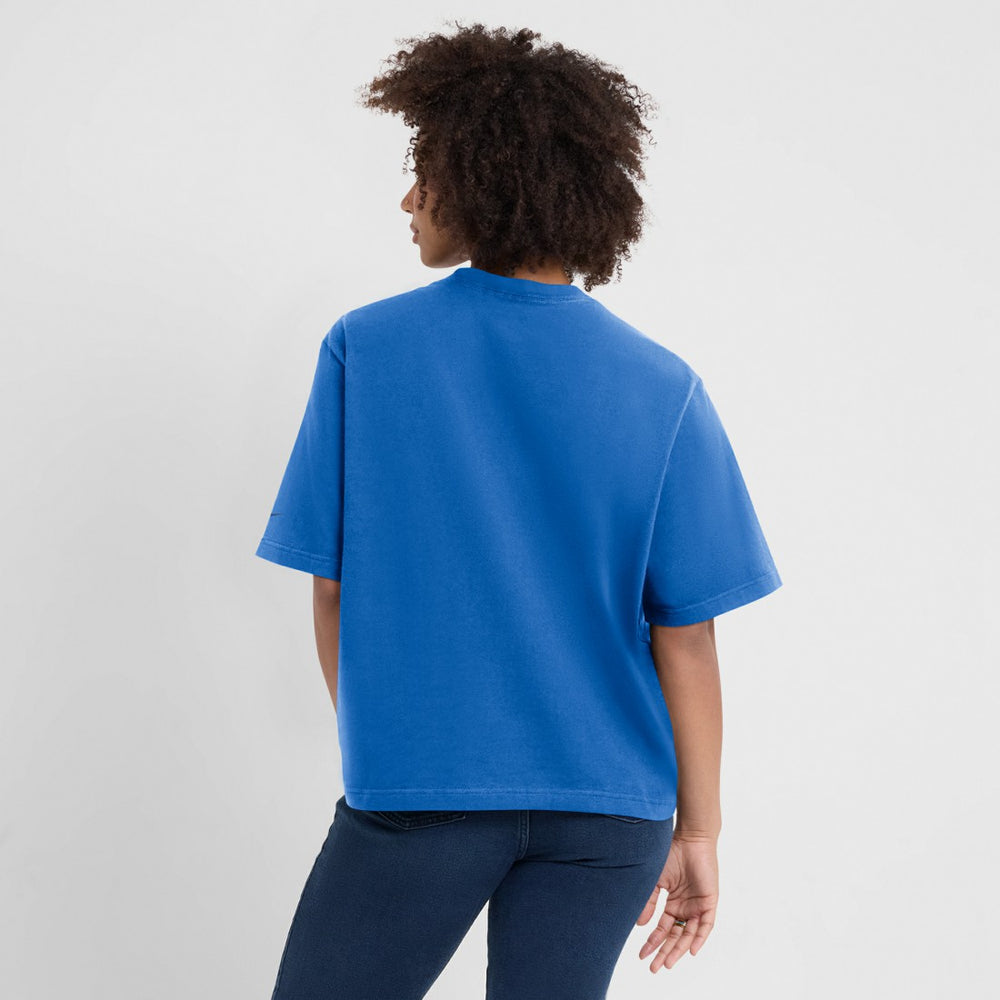 New York Giants Nike Women's Glory Arch Boxy T-Shirt