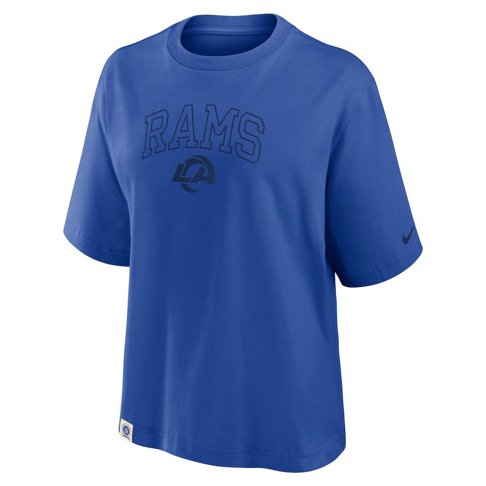 Los Angeles Rams Nike Women's Glory Arch Boxy T-Shirt