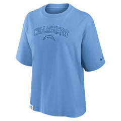 Los Angeles Chargers Nike Women's Glory Arch Boxy T-Shirt