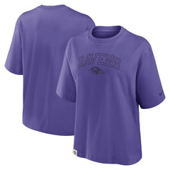 Baltimore Ravens Nike Women's Glory Arch Boxy T-Shirt