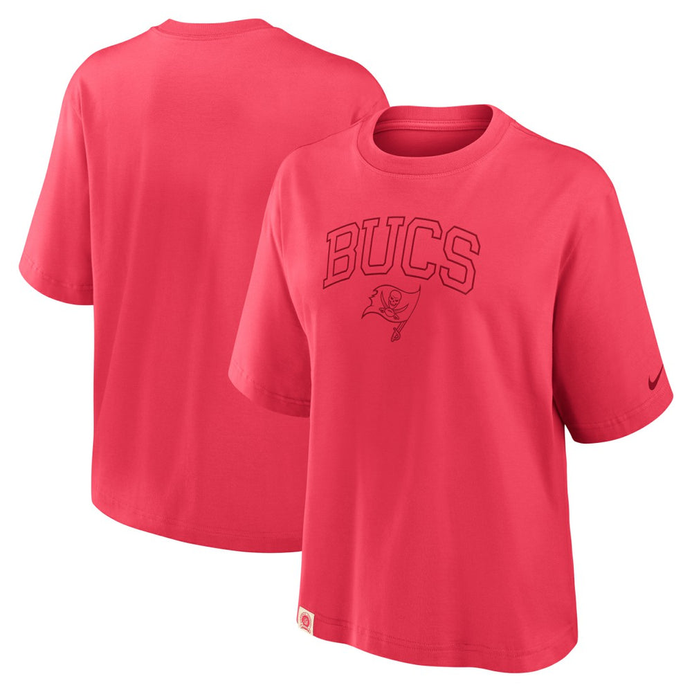 Tampa Bay Buccaneers Nike Women's Glory Arch Boxy T-Shirt