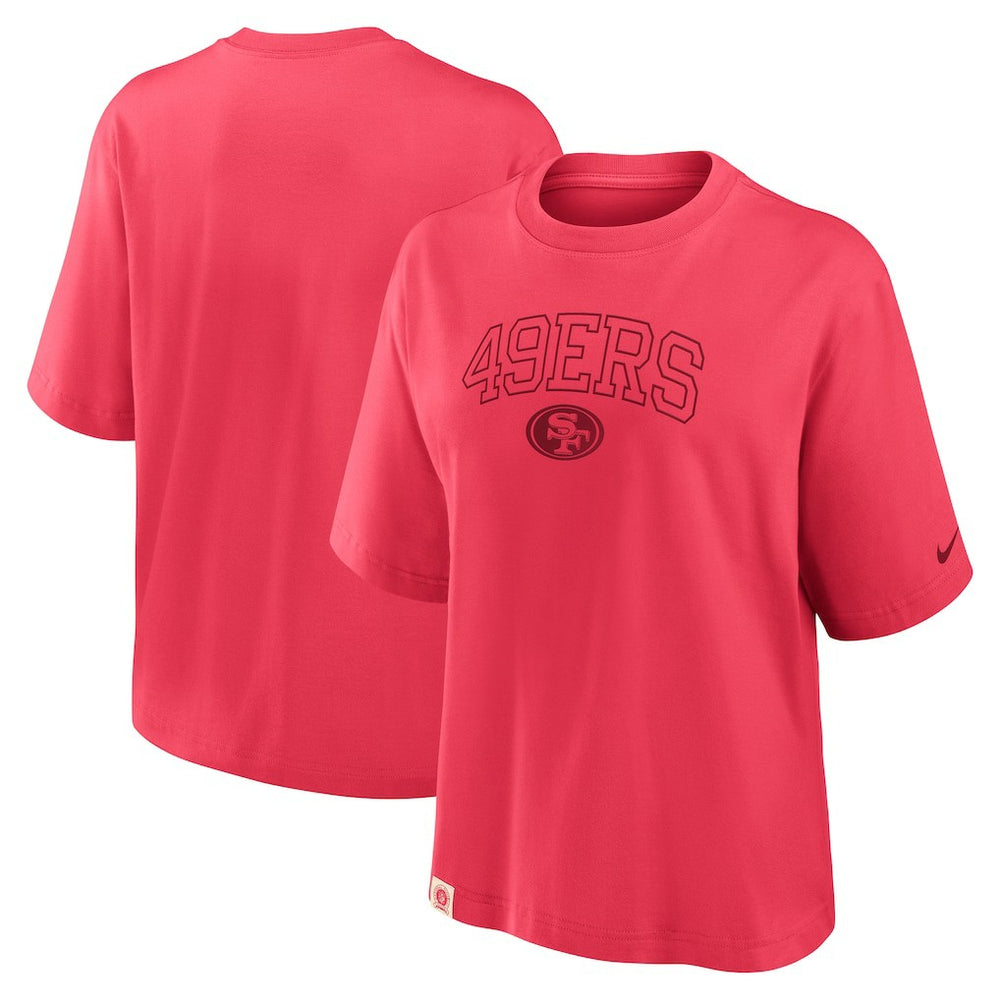 San Francisco 49ers Nike Women's Glory Arch Boxy T-Shirt