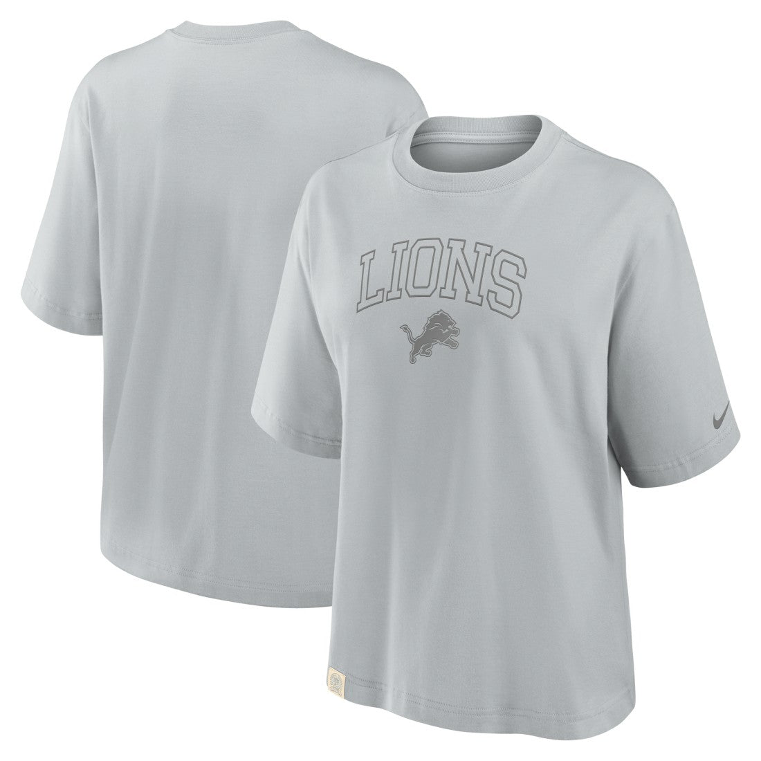 Detroit Lions Nike Women's Glory Arch Boxy T-Shirt