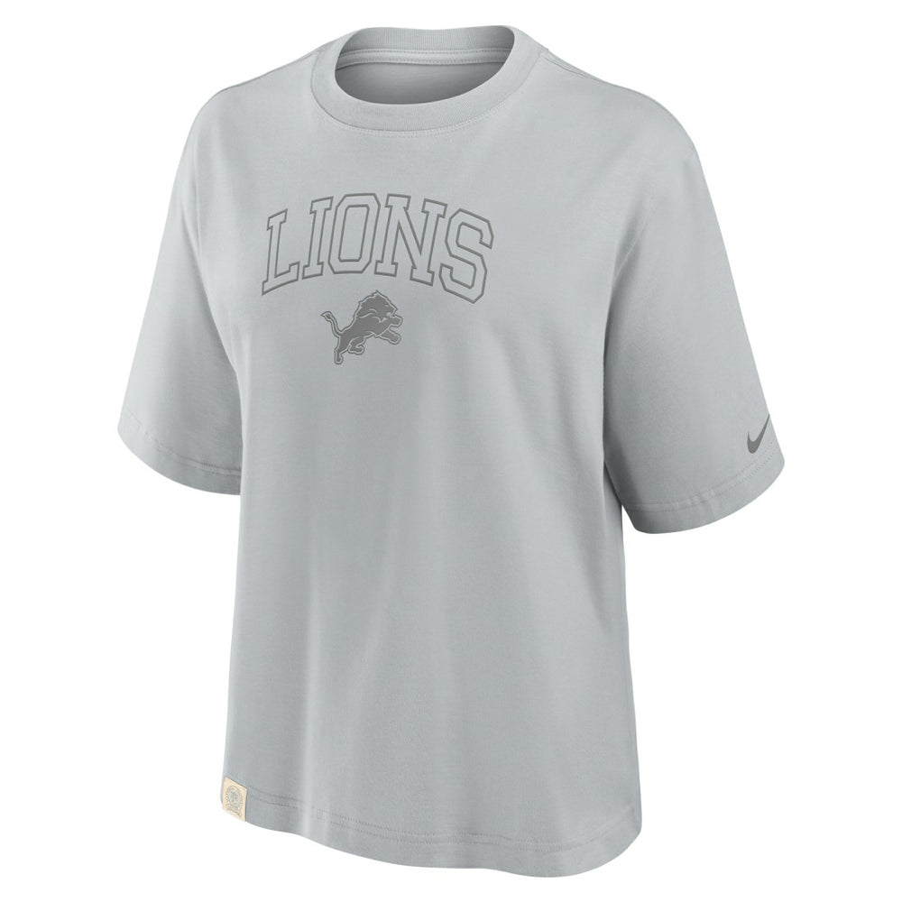 Detroit Lions Nike Women's Glory Arch Boxy T-Shirt