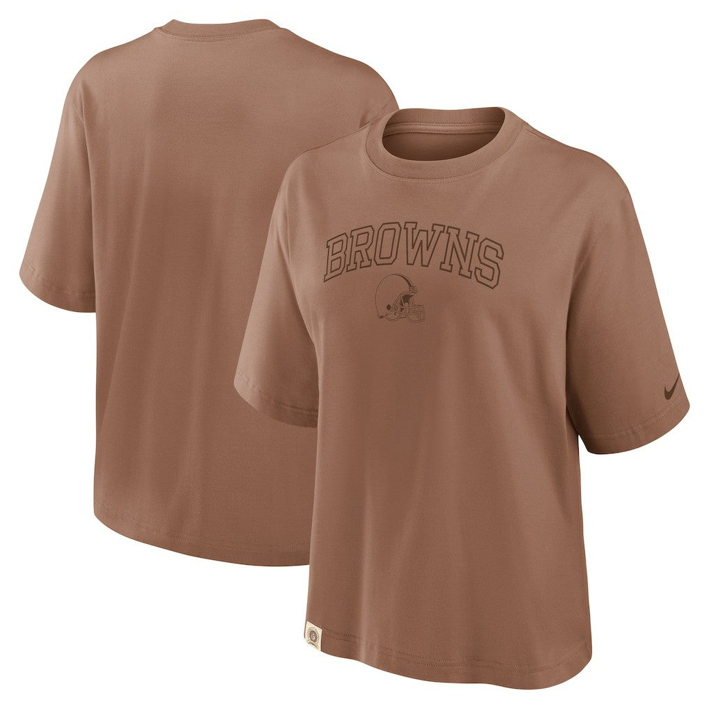 Cleveland Browns Nike Women's Glory Arch Boxy T-Shirt