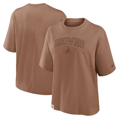 Cleveland Browns Nike Women's Glory Arch Boxy T-Shirt
