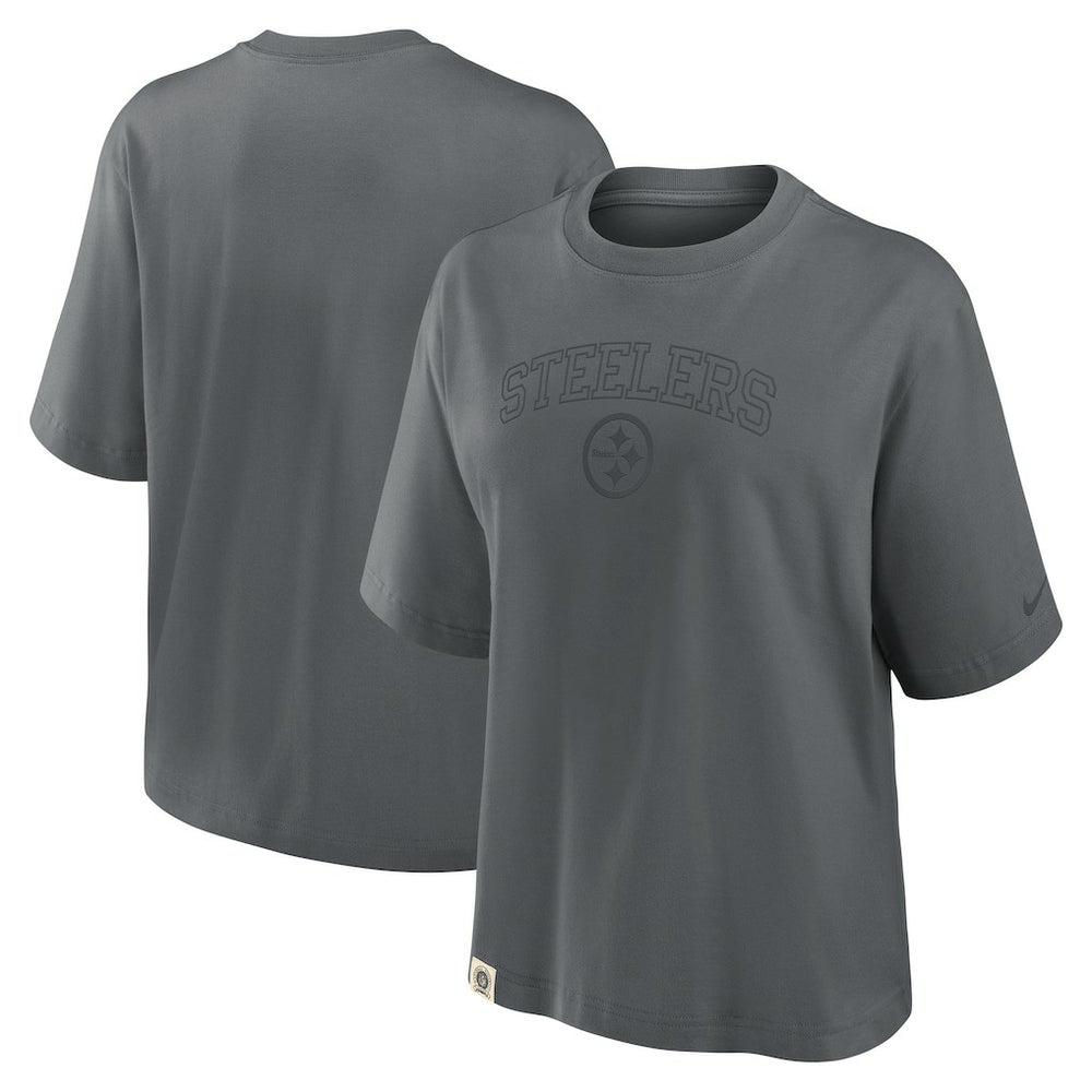 Pittsburgh Steelers Nike Women's Glory Arch Boxy T-Shirt
