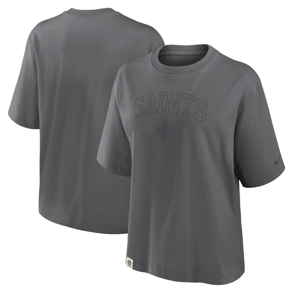 New Orleans Saints Nike Women's Glory Arch Boxy T-Shirt