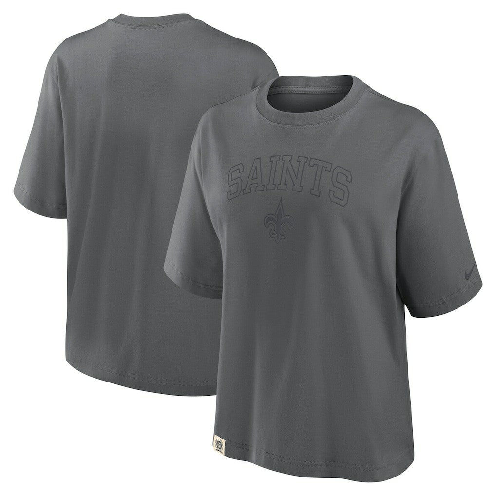 New Orleans Saints Nike Women's Glory Arch Boxy T-Shirt