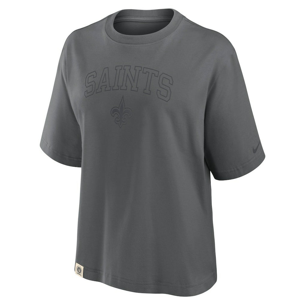 New Orleans Saints Nike Women's Glory Arch Boxy T-Shirt