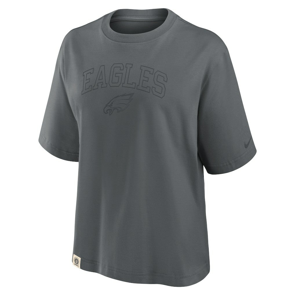 Philadelphia Eagles Nike Women's Glory Arch Boxy T-Shirt