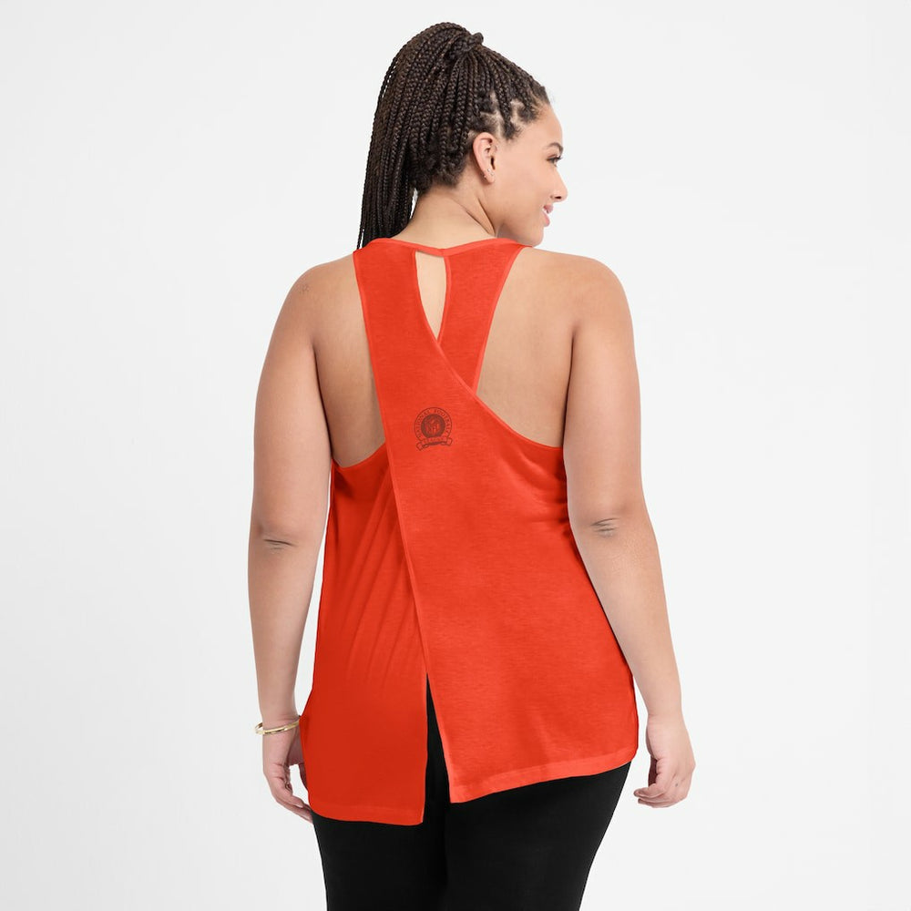 Cincinnati Bengals Nike Women's Glory Open-Back Crisscross Dri-FIT Tank Top