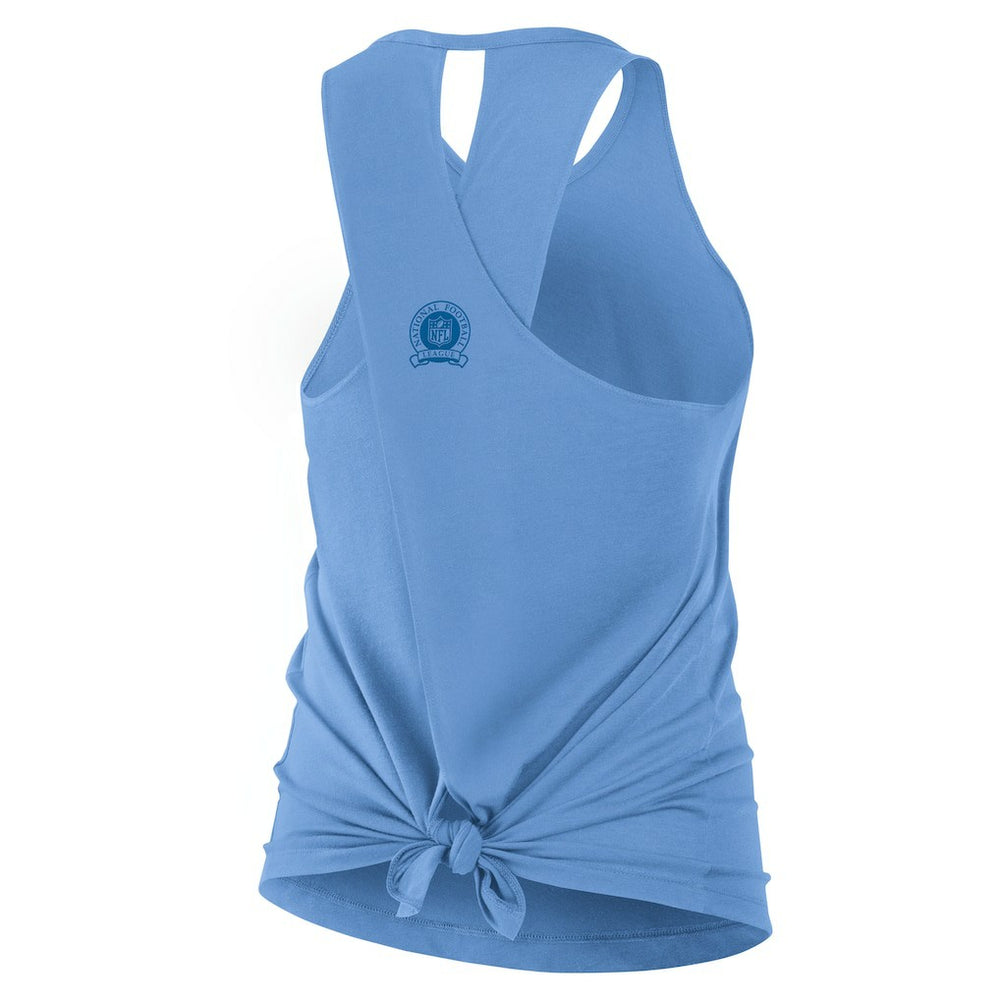 Los Angeles Chargers Nike Women's Glory Open-Back Crisscross Dri-FIT Tank Top