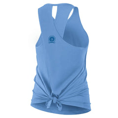 Los Angeles Chargers Nike Women's Glory Open-Back Crisscross Dri-FIT Tank Top