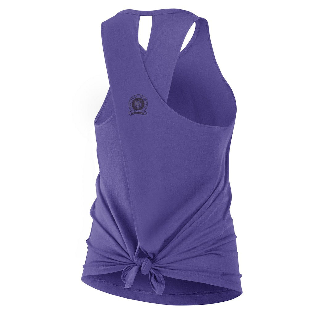 Baltimore Ravens Nike Women's Glory Open-Back Crisscross Dri-FIT Tank Top