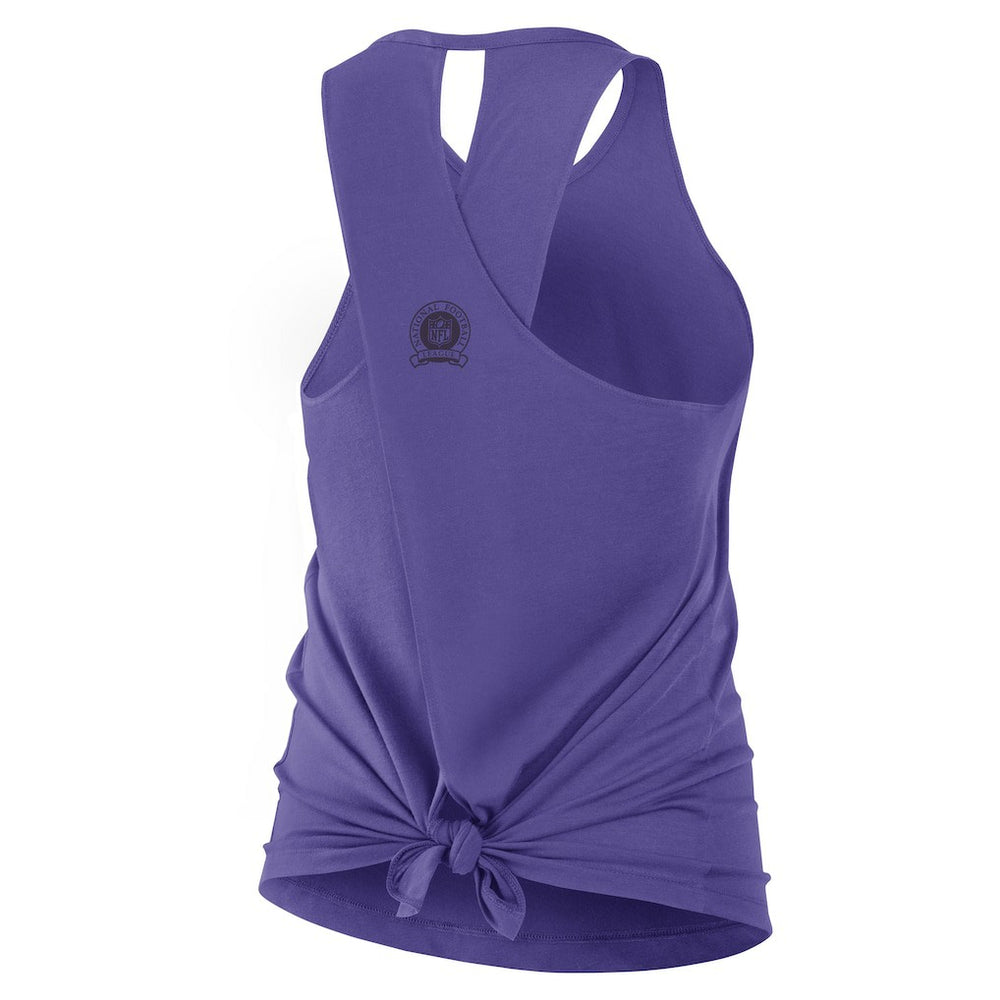 Baltimore Ravens Nike Women's Glory Open-Back Crisscross Dri-FIT Tank Top