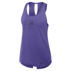 Minnesota Vikings Nike Women's Glory Open-Back Crisscross Dri-FIT Tank Top