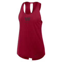 Washington Commanders Nike Women's Glory Open-Back Crisscross Dri-FIT Tank Top
