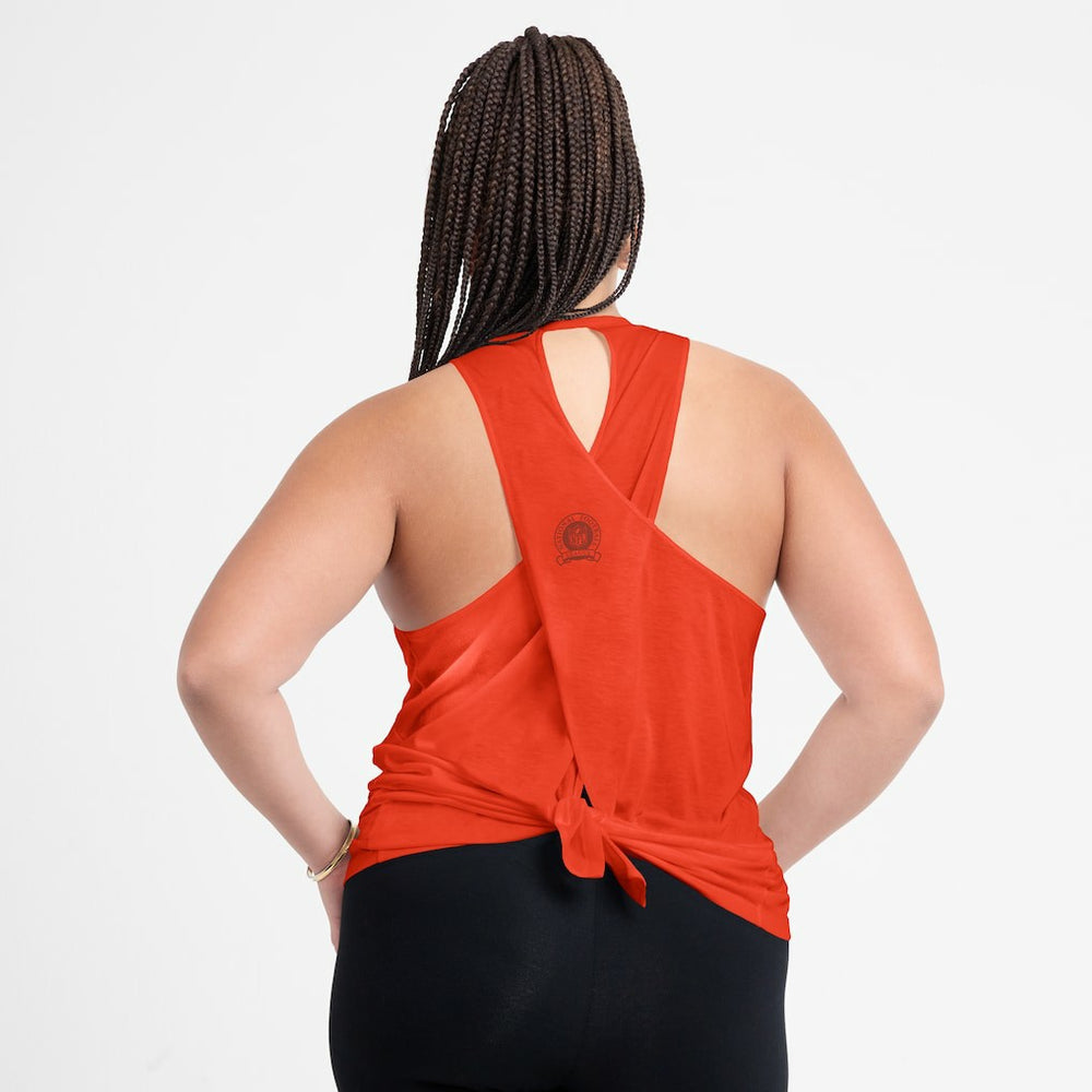 Chicago Bears Nike Women's Glory Open-Back Crisscross Dri-FIT Tank Top