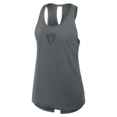Las Vegas Raiders Nike Women's Glory Open-Back Crisscross Dri-FIT Tank Top