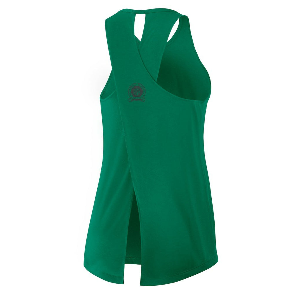 New York Jets Nike Women's Glory Open-Back Crisscross Dri-FIT Tank Top