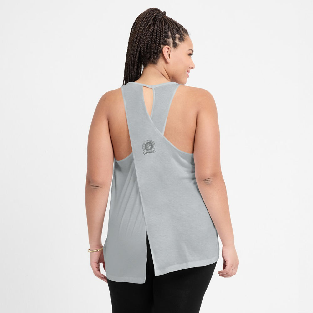 Detroit Lions Nike Women's Glory Open-Back Crisscross Dri-FIT Tank Top